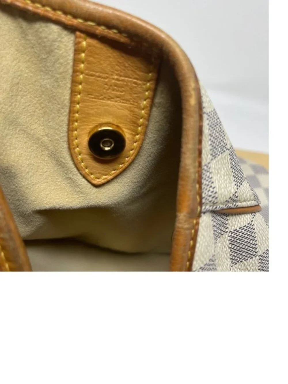 LOUIS VUITTON Damier Azur Galliera GM Shoulder Bag